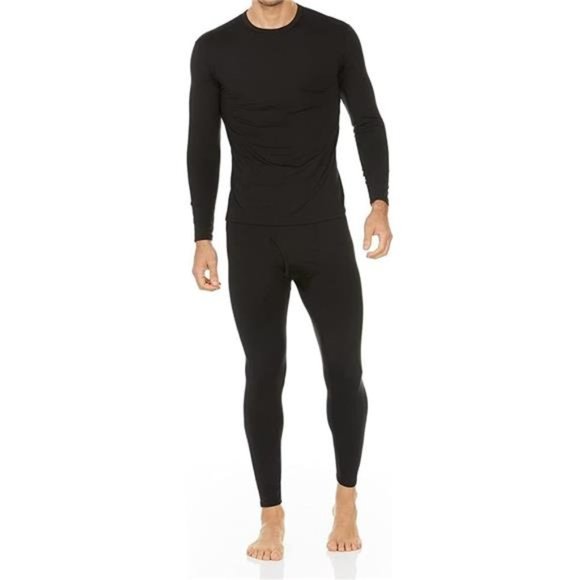 Thermal Underwear for Men Fleece Lined Base Layer Set for Cold Weather - Picture 1 of 5